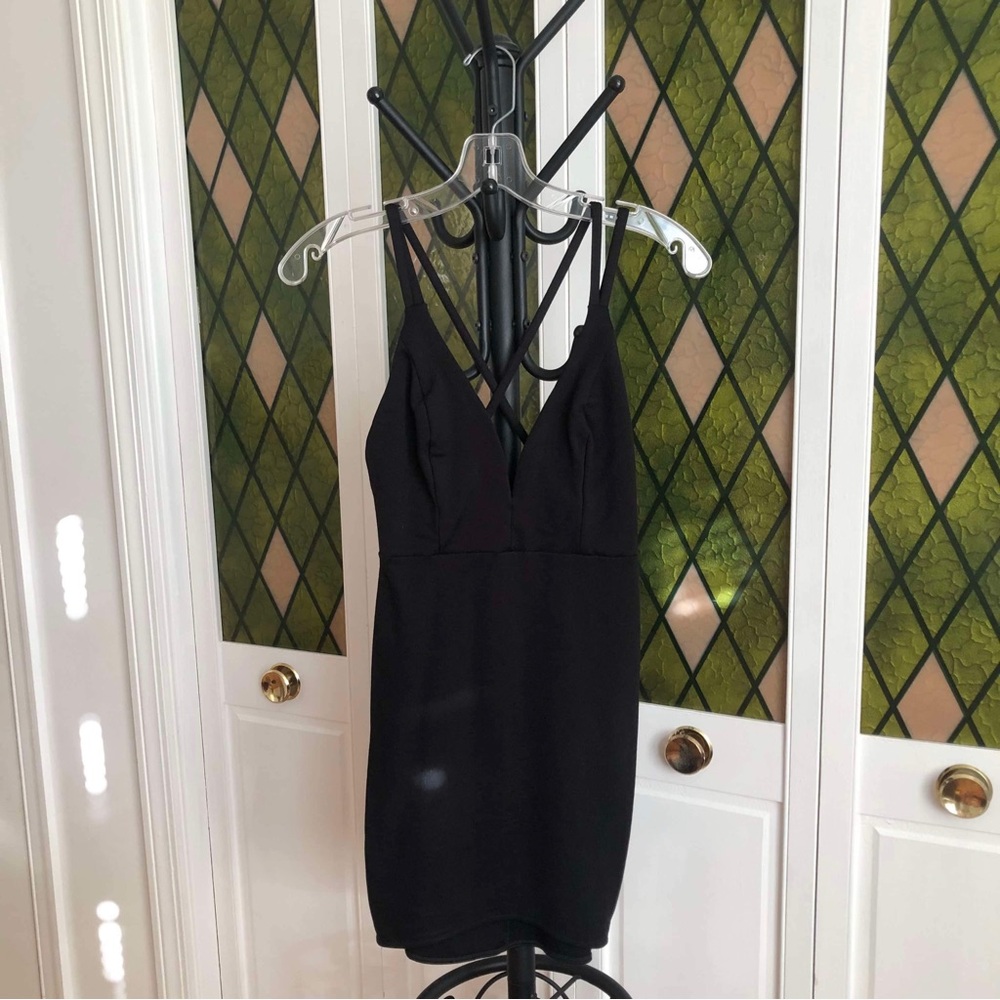 Black Strappy Dress